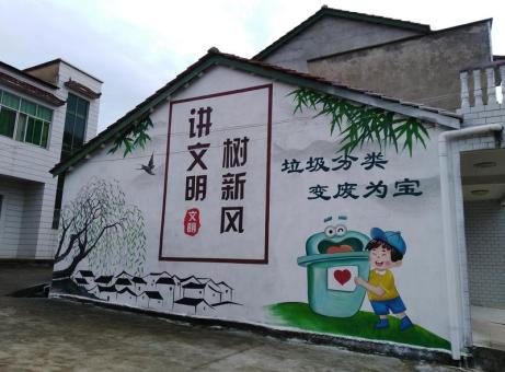 南安墙绘是现在流行的墙体广告