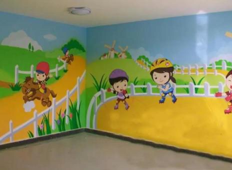 南安幼儿园墙体彩绘制作流程及注意事项