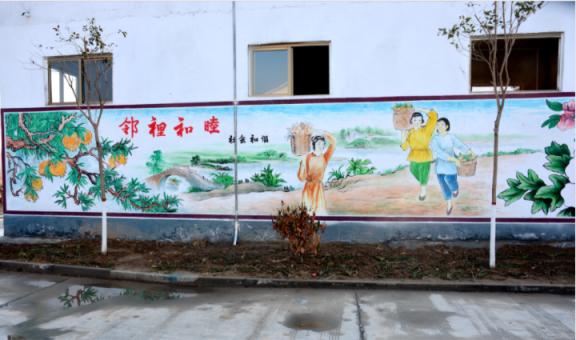 南安乡镇文化墙 乡风文明焕发新活力