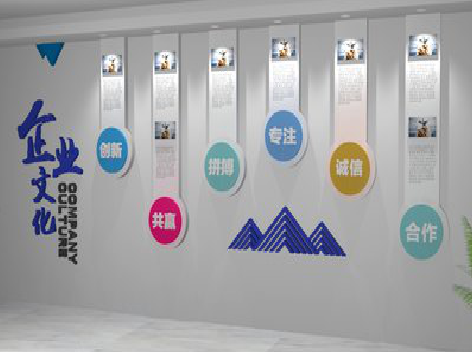 南安企业文化墙需要传递什么办公文化？